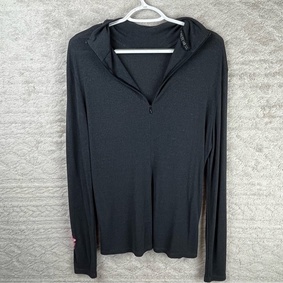 LAFAYETTE 148 Black Viscose Cowl Neck Top Shimmery Back Zipper Embroidered XL - Picture 12 of 16